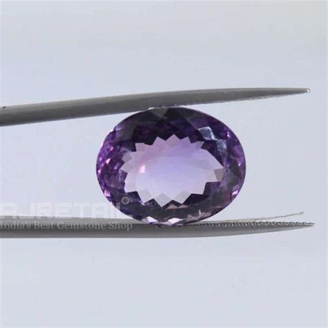 Purple Unisex 20 To 30 Carat Natural Amethyst Stone With IGL Lab