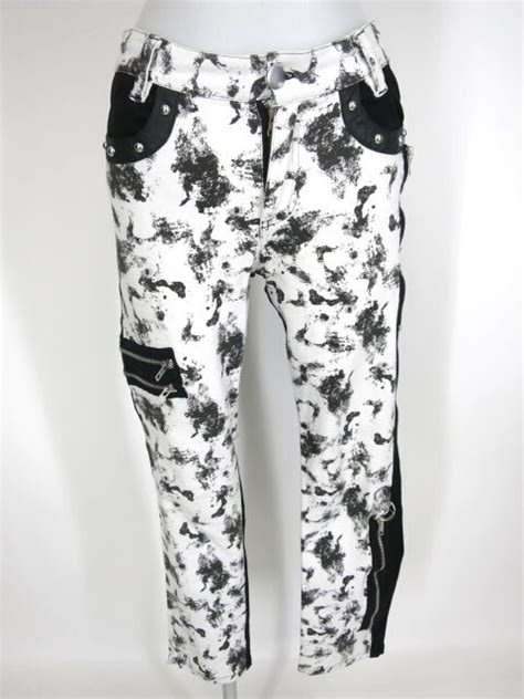 SEX POT ムラ柄スリムパンツ 高価買取ならTokyo Alice ゴシックロリータパンクデザイナーズブランド買取販売