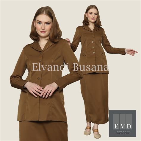 Jual Blazer Wanita Baju Kerja Kantor Seragam Dinas PDH PNS Pemda Guru