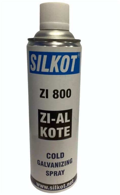 Silkot Bright Silver Cold Galvanizing Spray Zi800 Packaging Type