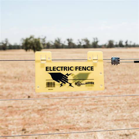 Gallagher Warning Sign - Electric Fence – Lincoln Rural