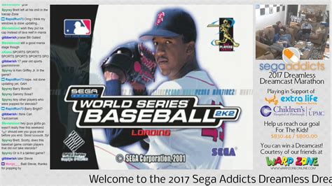 Dreamless Dreamcast Marathon Hour World Series Baseball K