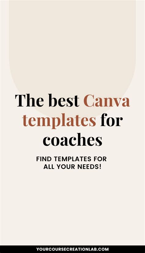 The Best Canva Templates For Online Coaches Artofit