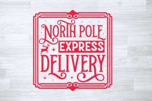 North Pole Express Delivery SVG Graphic By CraftArt Creative Fabrica