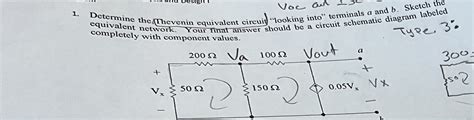 Solved Determine The Thevenin Equivalent Circuit L