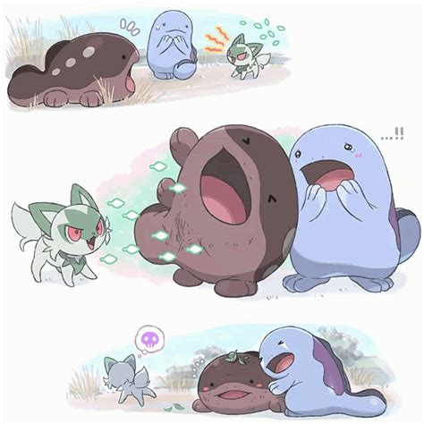 Safe Artist Mikripkm Clodsire Fictional Species Quagsire