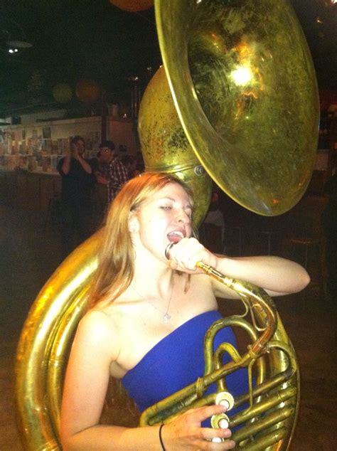 Girl In Sousaphone