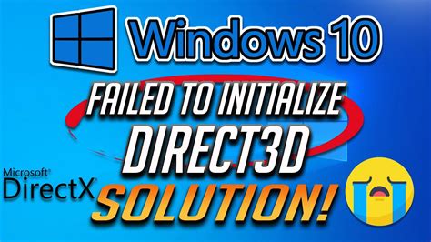 How To Fix Failed To Initialize Direct D Error On Windows