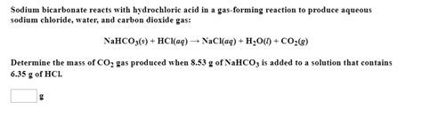 Sodium Metal Reacts With Hydrochloric Acid