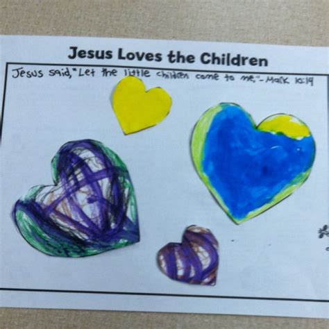 26 Best Preschool Jesus Loves The Little Children Images On Pinterest