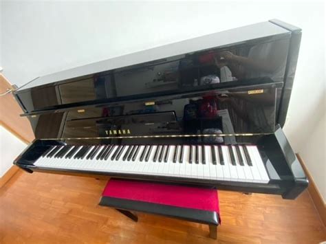 Yamaha Ju Polished Ebony Upright Piano For Sale Hobbies Toys