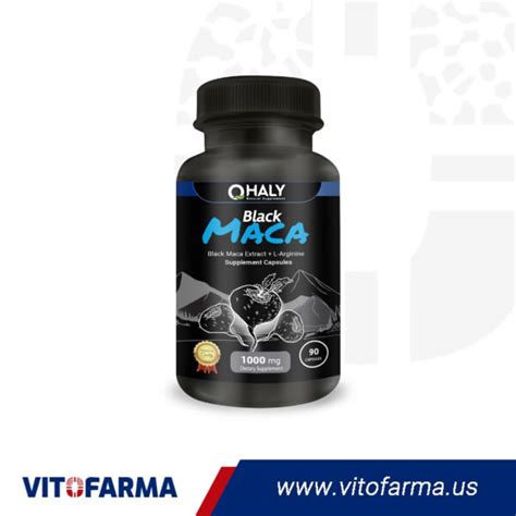 BLACK MACA with L-Argenine for Men » Vitofarma US