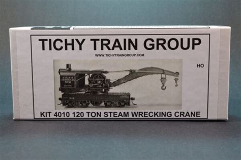 Tichy Train Group Ho Scale 120 Ton Steam Wrecking Crane Ttg4010 For