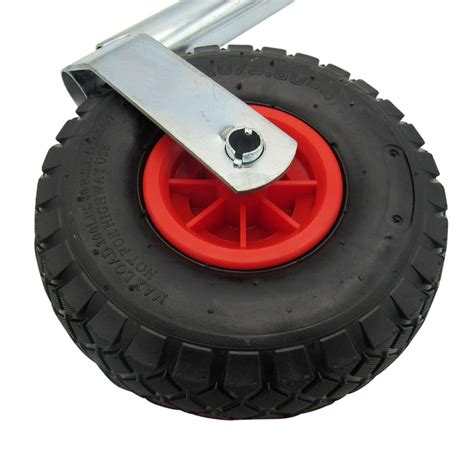 48mm Pneumatic Jockey Wheel Plastic Rim Securefix Direct