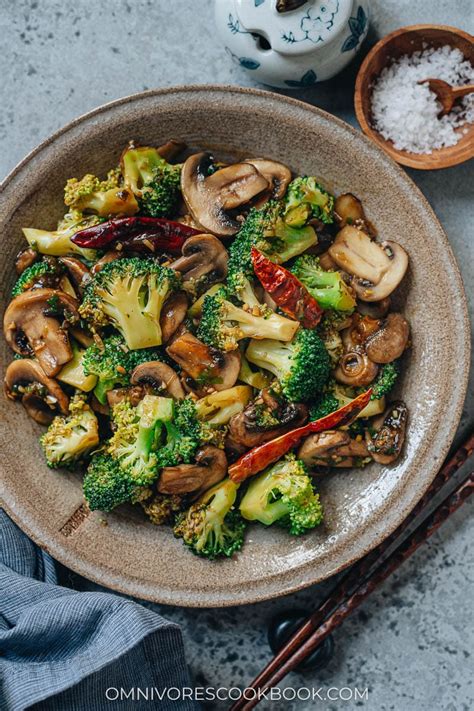 Broccoli And Mushroom Stir Fry Omnivore S Cookbook