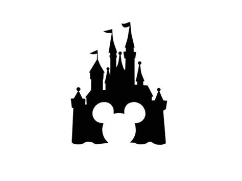 Mickey Mouse Castle Svg Disney Svg Magic Kingdom Svg Mickey Head