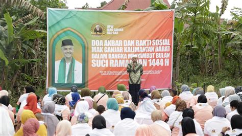 Sambut Ramadan Relawan Mak Ganjar Gelar Doa Akbar Dan Baksos News