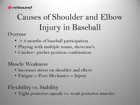 Shoulder And Elbow Injury Prevention In Baseball Ppt Download