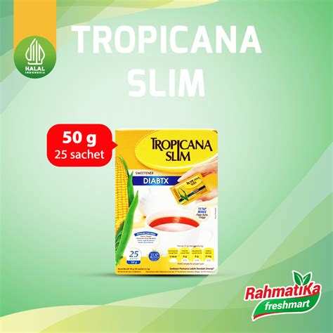 Jual Tropicana Slim Sweetener Diabtx Sachet Gram Shopee Indonesia