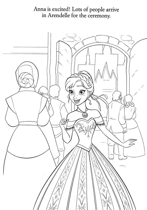 Anna Coloring Pages Frozen Thiva Hellas