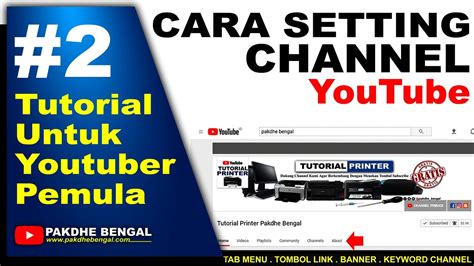 Cara Setting Tampilan Channel Youtube YouTube