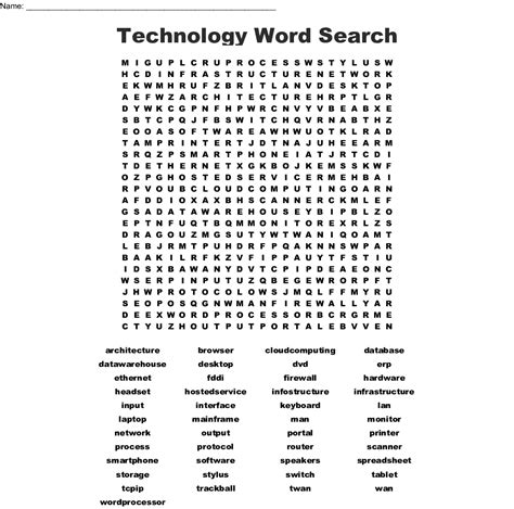 Design And Technology Word Search Wordmint Word Search Printable