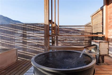 Open Air Hot Spring Onsen Stock Photo Image Of Resort