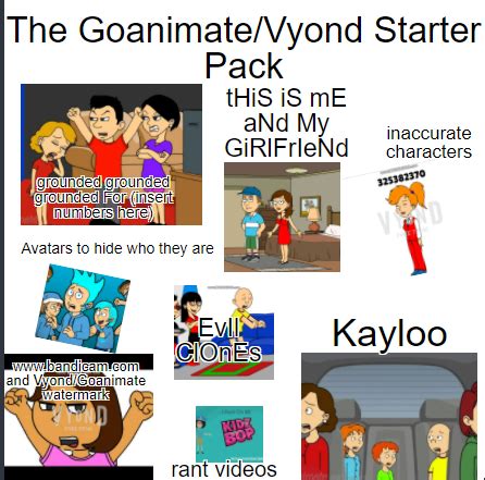 Goanimate/Vyond Starter Pack : r/starterpacks