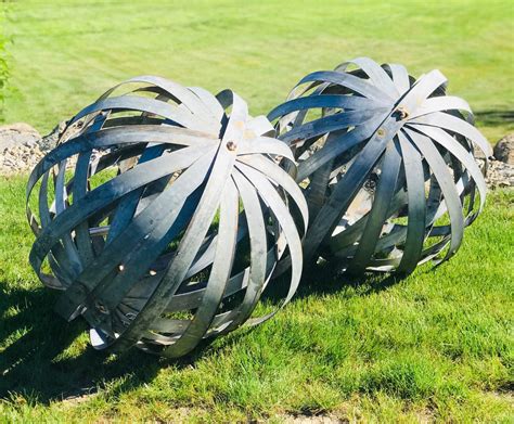 Metal Garden Sphere Garden Art Garden Sculpture Michael Macmillan