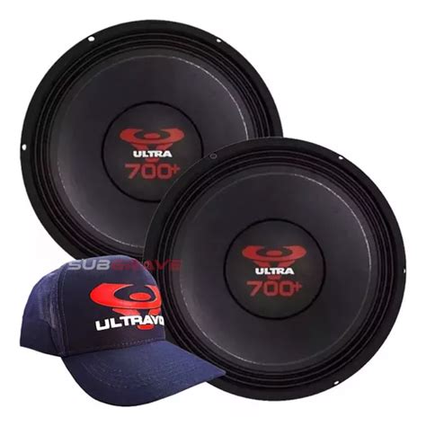 Par Alto Falante Woofer Médio Ultravox 700 12 Bone Gratis