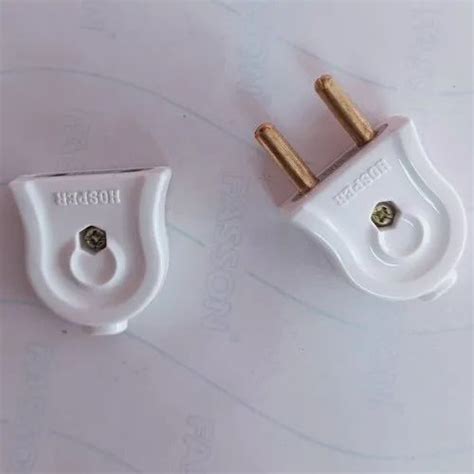 Plastic Hosper White 2 Pin Top For Electrical Fitting At Rs 24 6 Piece