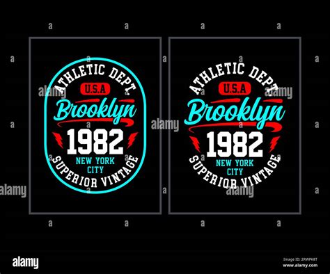 Brooklyn Athletic Urban Style Vintage College For T Shirt Posters