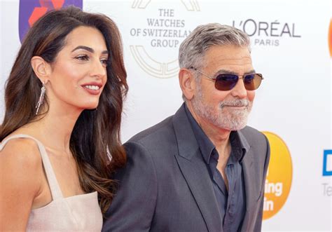 Photo George Clooney Et Sa Femme Amal Clooney Arrivent La Soir E