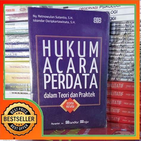 Jual HUKUM ACARA PERDATA Dalam Teori Dan Praktek By Ny Retnowulan