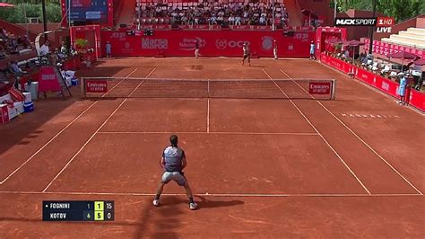 ATP MARRAKECH 2024 Fabio Fognini Vs Pavel Kotov Highlights GRAND