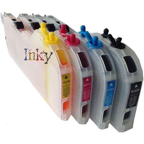 Kit De Cartuchos Rellenables Lc Lc Con Tinta Y Chip Reseteable