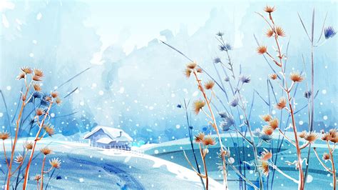 🔥 Download Nature Anime Winter Scenery Background Wallpaper By