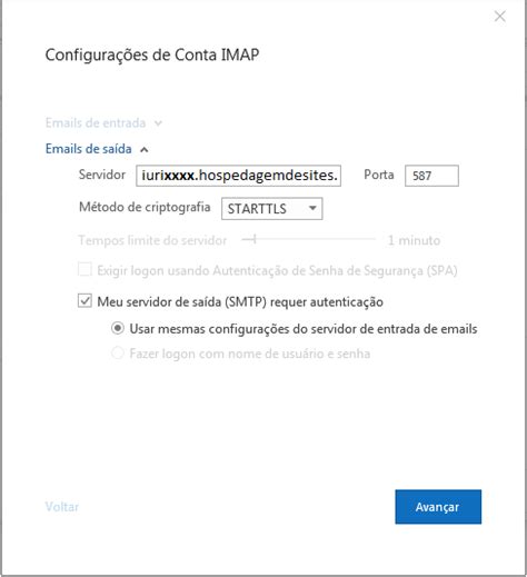 Configura O De Outlook Revenda Cpanel Ajuda Locaweb