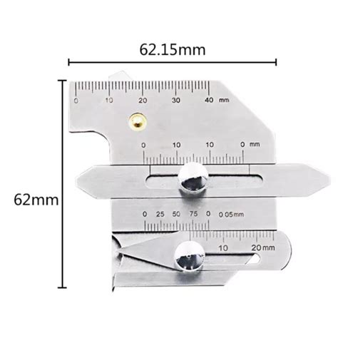 Welding Gauge Bead Measuring Ruler Fillet Weld Gauge Butt Weld Gauge Weld Gauge 2965 Picclick Au