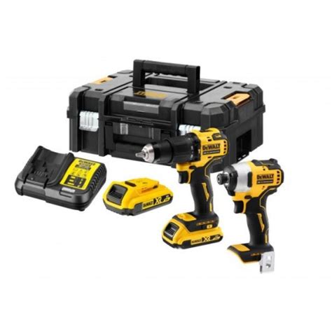 Set Combo 2 Scule DeWalt DCK2062D2T Masina De Gaurit Motor Fara