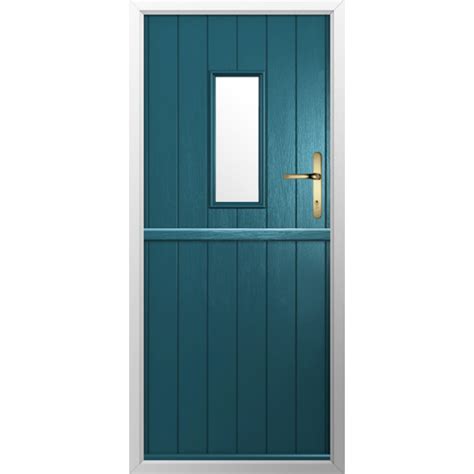 Solidor Flint Composite Stable Door In Peacock Blue Gfd Homes