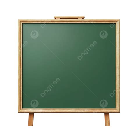 Empty Green Chalkboard Back Background Banner Png Transparent Image