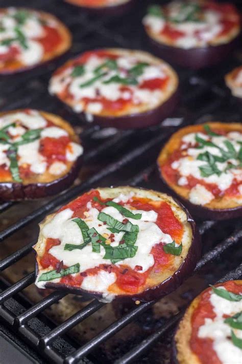 Grilled Eggplant Pizza 4 Ingredients Eat The Gains Recipe