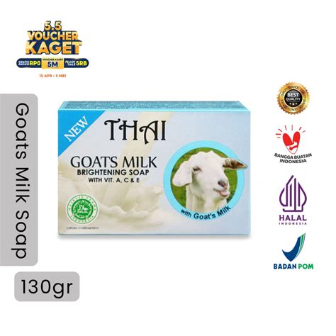 Jual Thai Goats Milk Soap 130gr Sabun Kambing Shopee Indonesia