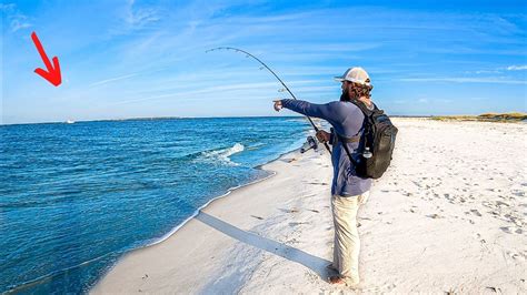 Beach Fishing For GIANTS YouTube