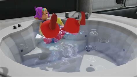 【mmd】 Request Farting In The Bathtub In Shantae[girl Fart Animation