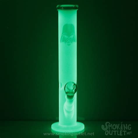 water pipe, bong, Glow in the Dark Side Darth Vader Bong | Smoking Outlet