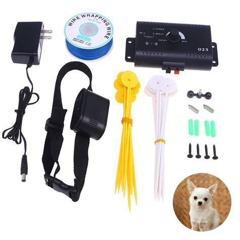 Electric Dog Fence, Waterproof and Battery-Operated Training Collar ...