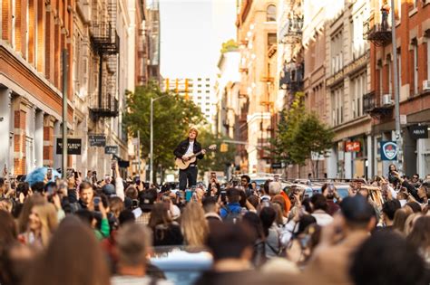 Ed Sheeran Celebrates Trial Victory With Pop Up Soho Concert