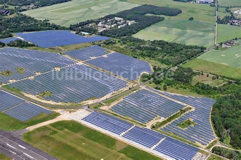 Luftbild Falkenberg Elster Solarpark L Nnewitz Auf Dem Flugplatz